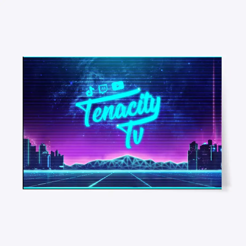 Tenacity Horizontal Poster Design