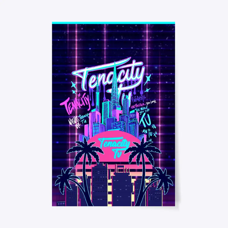 Tenacity Vertical Poster Design